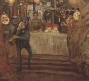 Witold Pruszkowski The Circus (mk19) oil on canvas